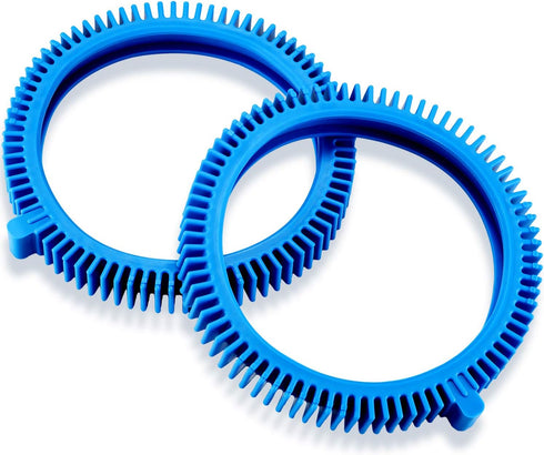 2 Pieces 896584000-143 Blue Front Tire Kit, Front Tires with Hump Replacement for Pool Cleaners 2X, 4X, Pressure - Concrete Pool...