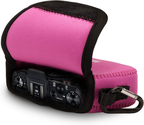 MegaGear ''Ultra Light'' Camera Case, Bag for Canon PowerShot G5 X G5X Digital Camera (HotPink, Neoprene) (MG684)...