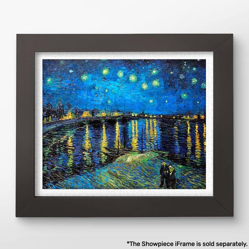 Pintoo Jigsaw Puzzles 500 Piece for Adults - Vincent van Gogh - Starry Night Over The Rhone, 1888 Beautiful Plastic Puzzle for Home Decor Zero Dus...