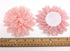 PEPPERLONELY 10PC Set Pink Lace Petal Fabric Flowers, 4 Inch...