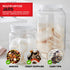 Stock Your Home 1 Gallon Clear Plastic Jars with Lids (2 Pack) 128 oz Wide Mouth Large Jar with Lid, Big Container for Candy, Cookies, Arts & Craf...