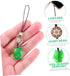Cell Phone Strap Cartoon Fox Phone Charm Key Chain Car Key Purse Pendant Hanging Pendants Decor Green...
