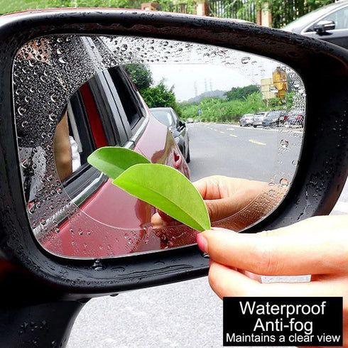 Car Rearview Mirror Film, 5.9"x3.9"HD Nano Waterproof Rainproof Transparent Protective Sticker, Universal Car Windows, Rearview Mirrors, Protectiv...