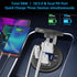 12V USB Outlet Qidoe USB C Car Charger Socket Dual PD 30W and 18W QC3.0 Port USB Car Socket with Voltmeter Button Switch Lengthened Waterproof USB...