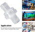 5 Pcs 1/2" Check Valve 12mm Plastic Check Valve One Way Valve Non Return Check Valve for Fuel Gas Air Liquid...