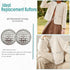 10pcs 25MM/1Inch Round Metal Vintage Grid Sewing Buttons for Blazer Button Set for DIY Craft(1#,Silver)...