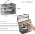 Double Layer Big Makeup Bag Travel Cosmetic Case Makeup Organizer Bag Portable Skin Care Toiletry Bag (beige)...