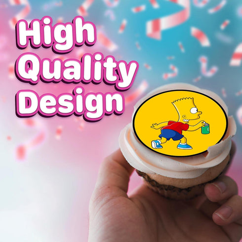 30 x Edible Cupcake Toppers – Family Fun Adventure-Inspired Collection of Edible Cake Decorations | Uncut Edible on Wafer Sheet...