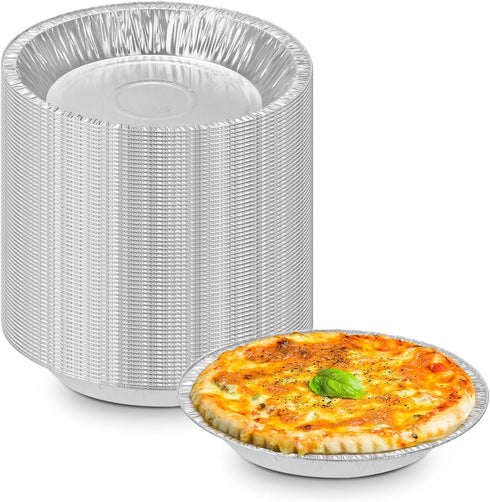 The Baker Celebrations Aluminum Foil Disposable Baking Plates 6-inch Pie Pans Made in USA (Pack of 60)...