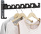 Wall Mounted Clothes Drying Rack, Wall Clothes Hanger Foldable, Laundry Hanger Hook for Bathroom, Wall Clothes Rack Indoor, Perfect for Small Spac...