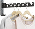 Wall Mounted Clothes Drying Rack, Wall Clothes Hanger Foldable, Laundry Hanger Hook for Bathroom, Wall Clothes Rack Indoor, Perfect for Small Spac...