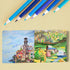 Mifuner Deep Blue Hardcover Sketchbook Square Hardbound Sketch Journal 4.7 x 4.7 Inch 42 Sheets Art Book 250GSM Ultra Smooth Paper Ideal for Penci...