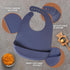 Silicone Bibs For Babies- BPA-Free Waterproof Bib With Pocket- Dishwasher Safe Feeding Bib With Food Catcher...