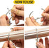 36 Pack Heavy Duty Nickel Plated Metal Curtain Rings with Clips Hooks Open Rings for Curtains and Robs,Easy to Open and Close(Silver)...