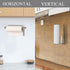 Paper Towel Holder Under Cabinet - Wall Mount Paper Towel Holder Self Adhensive Easy Tear Bathroom Paper Towel Holder Wall Mounted Horizontal or V...