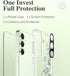 GVIEWIN for Samsung Galaxy S24 Case Floral, with Screen Protector & Camera Lens Protector, Hard PC&TPU Bumper Clear Shockproof Protective Women Ph...