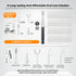 Floss Picks, Replaceable Floss Head for Electric Flosser, Flosser Kit for Teeth Cleaning, Gum Stimulator, 150 Count...