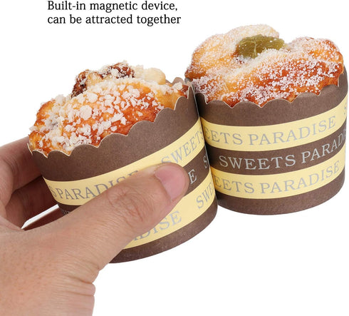 Firlar 6 Pcs Fake Cupcake Faux Cakes Simulation Realistic Food Cupcake Bread Dessert for Decoration Display Props Real Model Kitchen Decoration...