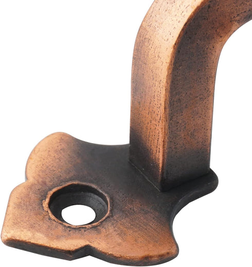 OVOV 2 Pack Barn Door Pull Handle Hardware for Wooden Garden Gate Shed Cabinet Door (Copper)...