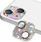 for iPhone 13 & iPhone 13 Mini Camera Lens Protector, Bling 3D Rhinestone Sparkle Diamond 9H Tempered Glass Camera Cover Shockproof Lens Cover...