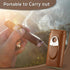 Cigar Case Travel - Cigar Humidor Accessories - Cigar Box with Cutter SEEJI Gift for Men (Brown)...