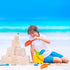 4E's Novelty 4 Pack Beach Shovels 8 Inch, Heavy Duty Plastic Sand Shovel for Kids, - Great for Planting Gardening Shovels for Toddlers, Outdoor Di...