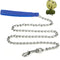 Metal Dog Leash 4FT/6FT Chew Proof Heavy Duty Dog Chain Leash for Medium Large Dogs, Comfortable Handle with Dog Waste Bag Holder, Improved Dog Sa...