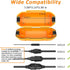 2 Pack Extension Cord Cover Waterproof,Ip54 Waterproof Box,Unique Stuck Extension Cord Design,Ideal to Protect Holiday Lights & Electrical Tool Co...