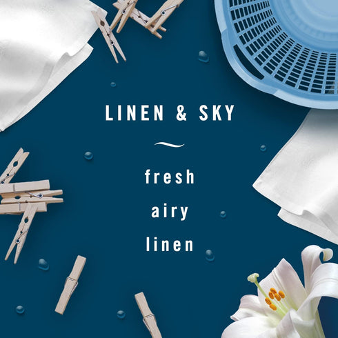 Febreze Small Spaces Air Freshener Linen & Sky, 25 fl. oz., Pack of 4...