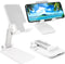 Cell Phone Stand, Folding Desktop Phone Stand, Angle Height Adjustable Mobile Phone Holder for Desk, Office, Tablet Stand Compatible with All Phon...