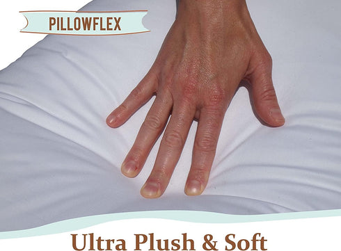 Pillowflex Premium Polyester Throw Pillow Insert - 15x15 - Ultra Soft Small Square Throw Pillow, Couch Sham, Lumbar, Back, Sofa - Machine Washable...