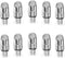 Mesh fiber tips (10 pack) GUUGEI Stylus Pen replacement tips suitable for capacitive touch screen,High sensitivity, soft, no scratch screen Pen ti...