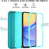 Qinmay Phone Case for Samsung Galaxy A15 5G Case with HD Screen Protector, Samsung A15 5G Case Durable Shockproof 3-Layer Cover for Galaxy A15 5G ...