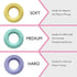 Hand Strengthener Grip Ring Exercisers Squeezer Gripper for Muscle Strengthening Training Tool...
