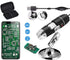 Original 40-1000X USB Microscope with Portable Carrying Case, Digital Magnification Endoscope Camera 8 LEDs Metal Base for Android Phone and Table...