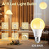 TJOY 6 Pack A19 LED Light Bulbs, 60 Watt Equivalent LED Bulb, Efficient 9W, Soft Warm White 2700K, E26 Standard Base, Non Dimmable Energy Saving L...