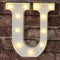 Pooqla LED Marquee Letter Lights Sign, Light Up Alphabet Letter for Home Party Wedding Decoration U...