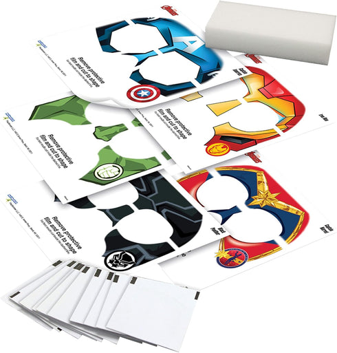 Face Paintoos — Marvel Avengers — Face Design for a Face Paint Alternative for Kids Ages 4+...