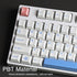 PBT Keycaps Cherry Profile White Keycaps for Mechanical Keyboards Gateron Cherry Mx Swithes 60/65/75 Percent Gaming Keyboard 153 Key Dye Sub MX St...