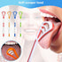 4-Pack Tongue Scraper Oral Care Kits – Plastic Dual-sided Tongue Brushes for Reducing Bad Breath, Includes Comfort Grip Handle, Ideal for Adults a...