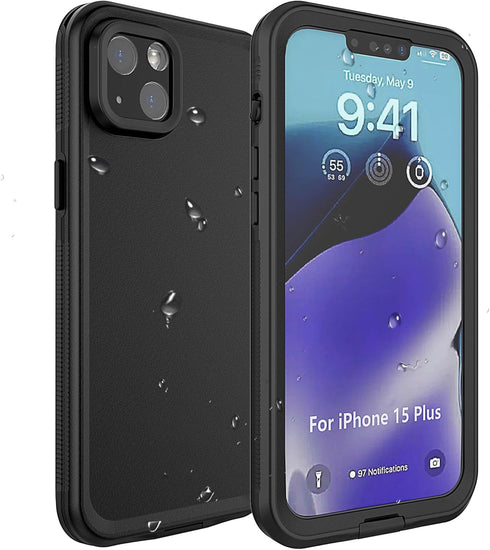 for iPhone 15 Plus Waterproof Case,Retail Packaging,IP68 Full Sealed Snowproof Dustproof Shockproof Heavy Duty Protection Cover with Screen Protec...