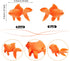 Sumind 30 Pieces Fake Goldfish Plastic Floating Artificial Aquarium Fish Realistic Moving Orange Goldfish Fish Ornament Decorations for Aquarium F...