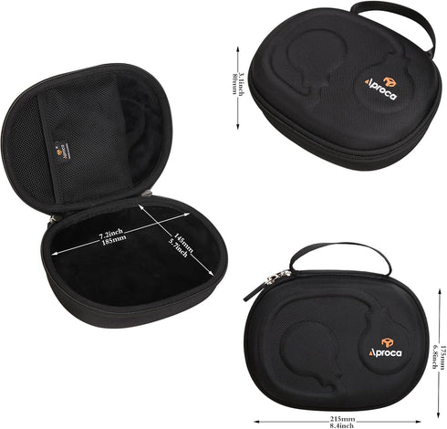 Aproca Black Hard Storage Case, for INFURTURE Active Noise Cancelling Headphones H1 Wireless Over Ear Bluetooth Headphones......