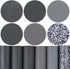 Litchi 6 Pack 8x12 Inch Faux Leather Sheets for Bow Earring, Easy to Cut Vinyl Fabric for Cricut, Durable Fade Resistant Leatherette Without Smell...