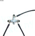 Motorcycle Hydraulic Brake Line Tee Hose Connector 3 Way Adapter with M10 Banjo Bolt(Circular Shape)...