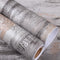 Wallpaper Peel and Stick Vinyl Film Concrete Contact Paper Gray Silver Textured Rustic 15.7X118.1 inchs Vintage Removable Cement Wall Paper for Be...