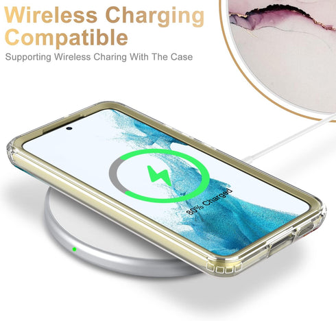 Esdot Compatible with Samsung Galaxy S22 Plus Case,Passing 21ft Drop Test,with Fashionable Designs for Women Girls,Protective Phone Case for Galax...