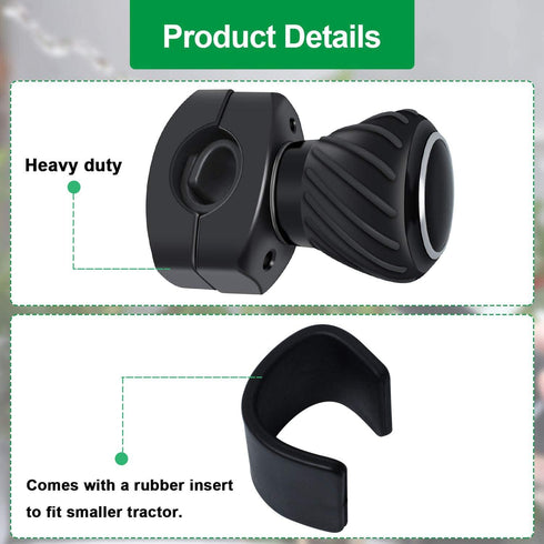 Tractor Steering Wheel Knob ???????????????? ?????????? ?????????????? ?????????? for Kubota John Dee-re Tractors, Cars, Trucks, Mowers, Forklifts...
