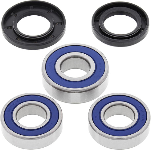 All Balls Racing 25-1066 Wheel Bearing Kit Compatible with/Replacement for Suzuki DR 250 1990-1993, DR 350 1990-1999, DR 350 SE 1996-1999...