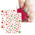 JMEOWIO 12 Sheets Fruit Nail Art Stickers Decals Self-Adhesive Pegatinas Uñas Strawberry Watermelon Lemon Nail Supplies Nail Art Design Decoration...